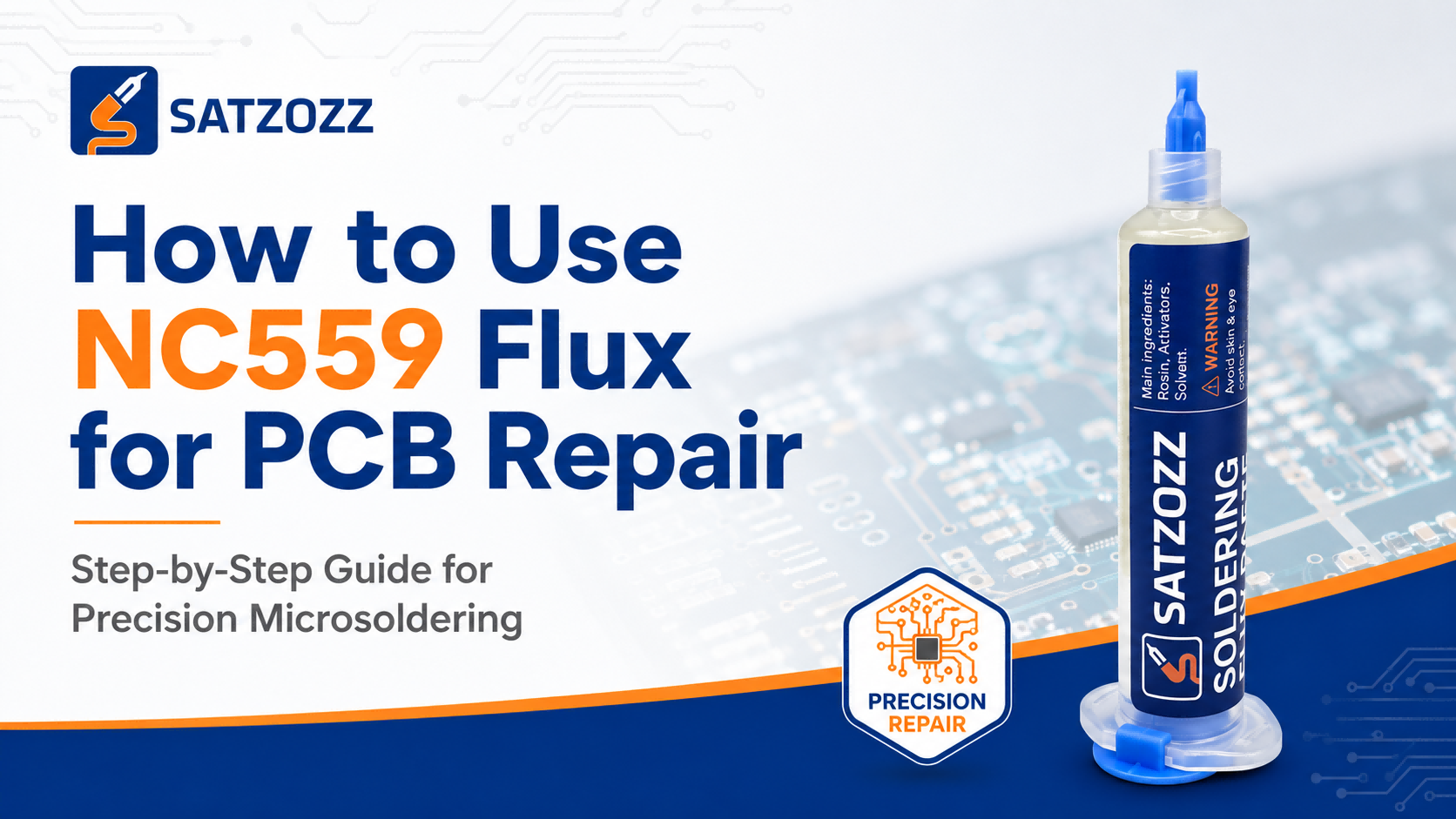 SATZOZZ NC559 Flux Kit for PCB Repair