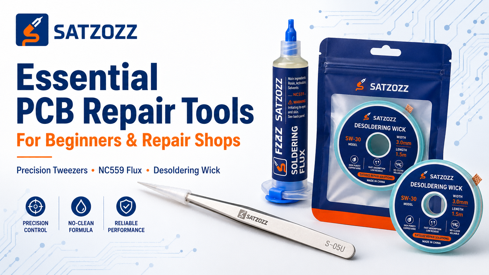 Essential PCB Repair Tools for Microsoldering and Electronics Repair