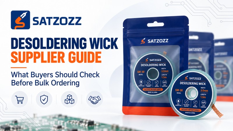 Desoldering wick supplier guide for wholesale distributors and PCB repair shops